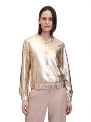 BETTY & CO Kurtka w kolorze złotym ze skóry syntetycznej rozmiar: 38. Żółte kurtki Betty & Co, bez wzorów, ze skóry, bez kaptura. Za 149.95 zł.