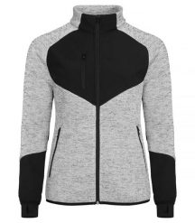 Clique Haines Women Polarowa kurtka z softshellem. Szare kurtki CLIQUE, m, bez wzorów, z polaru, bez kaptura. Za 279.42 zł.
