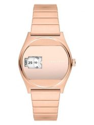 Liebeskind Zegarek kwarcowy w kolorze różowozłotym rozmiar: onesize. Czerwone, analogowe zegarki Liebeskind, ze stali. Za 463.38 zł.