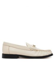 Tommy Hilfiger Półbuty Soft Leather Horsebit Loafer FW0FW08414 Écru. Półbuty wsuwane Tommy Hilfiger, bez wzorów, ze skóry, bez obcasa, na płaskiej podeszwie. Za 379.99 zł.
