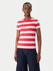 Tommy Jeans T-Shirt DW0DW21834 Czerwony Regular Fit. Czerwone t-shirty Tommy Jeans, xs, bez wzorów, z bawełny, bez kołnierzyka, bez ramiączek. Za 149.99 zł.