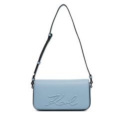 Torebka KARL LAGERFELD. Niebieskie torebki klasyczne KARL LAGERFELD, bez wzorów, klasyczne, bez dodatków. Za 649.99 zł.