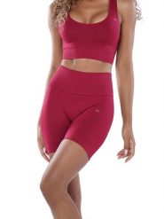 Athleas Szorty sportowe "Mya" w kolorze czerwonym rozmiar: M/L. Czerwone szorty sportowe Athleas, bez wzorów, z materiału, z podwyższonym stanem, outdoorowe. Za 104.64 zł.