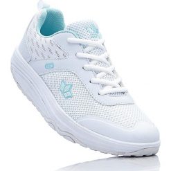 Sneakersy Lico bonprix biało-miętowy. Zielone buty sportowe lifestyle bonprix, bez wzorów, z materiału, sportowe, bez zapięcia. Za 109.99 zł.