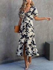 Milan Kiss Sukienka w kolorze czarno-kremowym rozmiar: XL. Brązowe sukienki Milan Kiss, na imprezę, xl, bez wzorów, bez kołnierzyka, bez ramiączek, maxi. Za 151.90 zł.