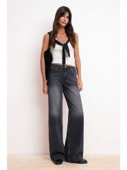 Trendyol Dżinsy - Comfort fit - w kolorze antracytowym rozmiar: 40. Czarne jeansy Trendyol, bez wzorów, klasyczne. Za 117.99 zł.