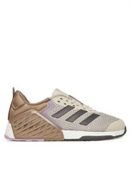 Adidas Buty na siłownię Dropset 3 strength training JR1675 Szary. Szare buty treningowe adidas, bez wzorów, z materiału, bez zapięcia, na fitness i siłownię. Za 340.99 zł.