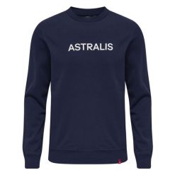 Bluza Hummel Astralis. Niebieskie bluzy Hummel, bez wzorów, sportowe, bez ramiączek, bez kaptura. Za 203.50 zł.