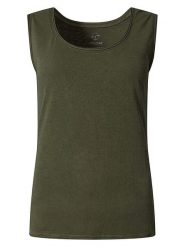 Timezone Top w kolorze khaki rozmiar: XXL. Brązowe topy Timezone, xxl, bez wzorów, bez kołnierzyka, bez ramiączek. Za 65.69 zł.