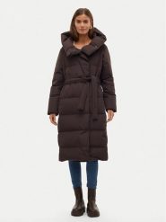 Vero Moda Płaszcz zimowy Leonie 10311566 Brązowy Regular Fit. Brązowe płaszcze Vero Moda, na zimę, l, bez wzorów, z syntetyku, bez kaptura. Za 499.99 zł.