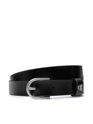 Calvin Klein Pasek Rounded Buckle Ck Loop 25Mm LV04F7107G Czarny. Czarne paski Calvin Klein, bez wzorów, ze skóry. Za 209.99 zł.