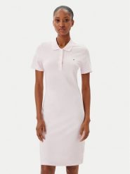 Tommy Hilfiger Sukienka codzienna WW0WW43228 Różowy Slim Fit. Czerwone sukienki Tommy Hilfiger, na co dzień, s, bez wzorów, z bawełny, bez kołnierzyka, bez ramiączek, proste. Za 369.99 zł.