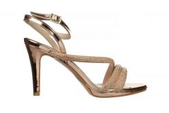 Sandały Bayla-187 587-1733 Rose 187102, Różowe złoto, Skóra ekologiczna - 37. Żółte sandały Bayla, bez wzorów, z lakierowanej skóry, bez obcasa, na platformie, bez zapięcia. W wyprzedaży za 179.10 zł.