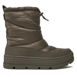 Śniegowce Tamaris. Zielone śniegowce Tamaris, bez wzorów, bez zapięcia. Za 549.99 zł.