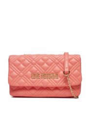 LOVE MOSCHINO Torebka JC4097PP1MLA0464 Koralowy. Pomarańczowe kopertówki Love Moschino, bez wzorów, ze skóry, wizytowe, bez dodatków. Za 379.99 zł.