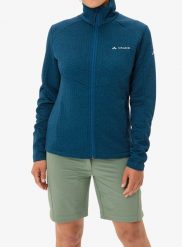 Bluza polarowa damska Vaude Skomer Hiking SC Jacket. Zielone bluzy z kapturem Vaude, s, bez wzorów, z materiału, bez kaptura. Za 350.89 zł.