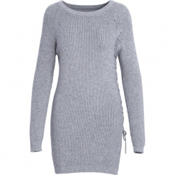 Ciemnoszary Sweter Just Love. Szare swetry Born2be, na jesień. Za 69.99 zł.