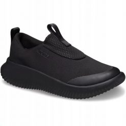 Buty Sportowe Sneakersy Dla Dorosłych Crocs Mellow Ease Slip On. Czarne buty treningowe Crocs, bez wzorów, z materiału, bez zapięcia. Za 263.99 zł.