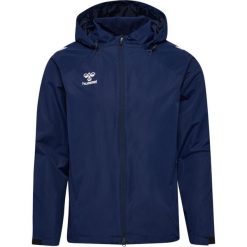 Kurtka wodoodporna Hummel Lead 2.0. Niebieskie kurtki Hummel, bez wzorów, sportowe, bez kaptura. W wyprzedaży za 313.50 zł.