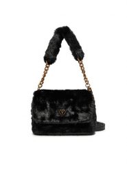 Guess Torebka Samia HWWB93 55200 Czarny. Czarne listonoszki Guess, z aplikacjami, z materiału, bez dodatków. Za 379.99 zł.