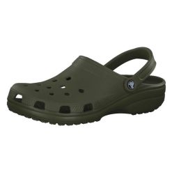 Tenisówki Crocs Model Classic U Kolor Zielony. Czarne buty treningowe Crocs, bez wzorów, z materiału, bez zapięcia, tenisowe. Za 239.99 zł.