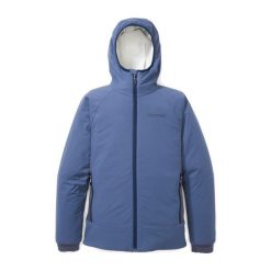 Kurtka hybrydowa damska Marmot Novus Lt Hybrid Hoody. Niebieskie kurtki Marmot, s, bez wzorów, sportowe, bez kaptura. Za 449.99 zł.