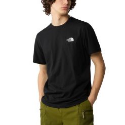 T-Shirt Simple Dome Rozmiar M Czarny - NF0A87NGJK3. Czarne t-shirty The North Face, m, bez wzorów, sportowe, bez kołnierzyka, bez ramiączek. Za 109.99 zł.