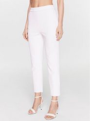 Pinko Spodnie materiałowe Parana 100137 A0HC Różowy Slim Fit. Czerwone spodnie materiałowe Pinko, bez wzorów, z materiału. Za 1,269.00 zł.