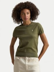 Polo Ralph Lauren T-Shirt 211971872501 Khaki Slim Fit. Brązowe t-shirty Polo Ralph Lauren, m, bez wzorów, z bawełny, bez kołnierzyka, bez ramiączek. Za 769.99 zł.