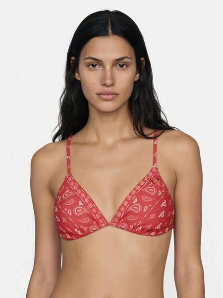 Roxy Góra od bikini Beach Bandana ERJX305723 Czerwony. Czerwone bikini Roxy, bez wzorów, z syntetyku. Za 74.99 zł.