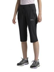 Jack Wolfskin Szorty funkcyjne "Hikeout" w kolorze czarnym rozmiar: 36/R. Czarne szorty sportowe Jack Wolfskin, bez wzorów, z poliamidu, outdoorowe. Za 172.08 zł.
