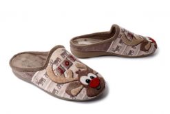 SANITAL FLEX 7400-4 reno joy taupe, kapcie damskie. Brązowe kapcie Sanital-Flex, bez wzorów. Za 101.92 zł.