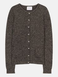 Perfect Cashmere Kaszmirowy kardigan "Amy" w kolorze szarym rozmiar: XL. Szare swetry Perfect Cashmere, xl, bez wzorów, z kaszmiru, bez ramiączek. Za 423.95 zł.