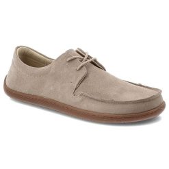 Szare Półbuty Armodo Skórzane Obuwie Damskie Barefoot. Szare półbuty wsuwane Armodo, bez wzorów, z weluru, eleganckie, bez obcasa. Za 314.99 zł.