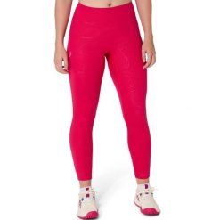 Damskie legginsy Asics 45876. Czerwone legginsy ASICS, bez wzorów, z materiału, sportowe. Za 392.00 zł.