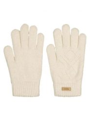 Barts Rękawiczki "Bridgey" w kolorze beżowym rozmiar: onesize. Brązowe rękawiczki Barts, bez wzorów, prążkowane. Za 87.40 zł.