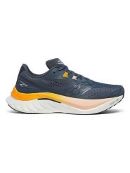 Saucony Buty "Endorphin Speed 4" w kolorze granatowo-pomarańczowym do biegania rozmiar: 37. Niebieskie buty do biegania Saucony, bez wzorów, bez zapięcia, do biegania. Za 550.36 zł.