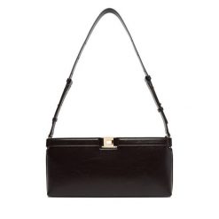 Torebka Elisabetta Franchi. Brązowe torebki klasyczne Elisabetta Franchi, bez wzorów, klasyczne, bez dodatków. Za 1,189.00 zł.