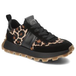 Panterka Sneakersy Chebello Eleganckie Obuwie Damskie Premium. Brązowe buty treningowe CheBello, bez wzorów, z gumy, bez zapięcia. Za 439.00 zł.