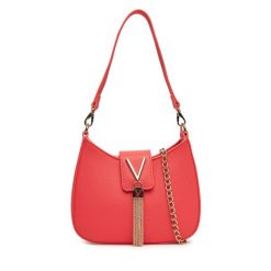 Torebka Valentino. Pomarańczowe torebki klasyczne Valentino, bez wzorów, klasyczne, bez dodatków. Za 209.99 zł.
