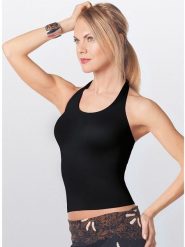 Intimidea Top w kolorze czarnym rozmiar: S/M. Czarne topy Intimidea, m, bez wzorów, bez kołnierzyka, bez ramiączek. Za 43.99 zł.