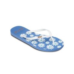 Sandały dla Kobiety NEW VIVA PRINTED Niebieski. Niebieskie sandały Roxy, bez wzorów, z materiału, sportowe, bez obcasa, bez zapięcia. Za 84.99 zł.