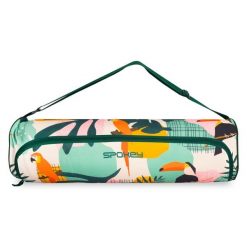 Torba pokrowiec na matę Spokey Home Jungle. Brązowe torby sportowe Spokey, bez wzorów, z bawełny, na ramię, duże. Za 73.99 zł.