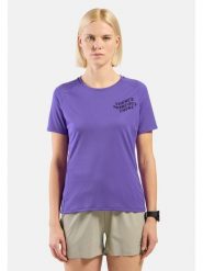 Odlo Koszulka funkcyjna "Essential" w kolorze fioletowym rozmiar: L. Różowe t-shirty sportowe ODLO, l, bez wzorów, bez ramiączek, outdoorowe. Za 132.98 zł.