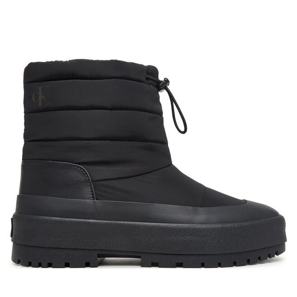 Śniegowce Calvin Klein. Czarne śniegowce Calvin Klein, bez wzorów, bez zapięcia. Za 489.99 zł.