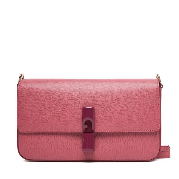 Torebka Furla. Czerwone listonoszki Furla, bez wzorów, bez dodatków. Za 789.00 zł.