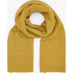 Szalik z domieszką wełny - Żółty. Szaliki i kominy marki SOLOGNAC. Za 119.99 zł.