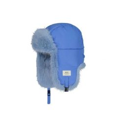 Czapka damska Barts Hawka. Niebieskie czapki zimowe Barts, bez wzorów, z materiału. Za 249.00 zł.