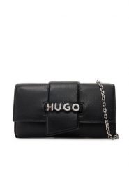 HUGO Torebka 50547057 Czarny. Czarne kopertówki Hugo, bez wzorów, ze skóry, wizytowe, bez dodatków. Za 329.99 zł.