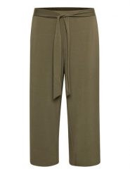 Kaffe Spodnie "Malli" w kolorze khaki rozmiar: XL. Zielone spodnie materiałowe Kaffe, bez wzorów, z materiału. Za 114.71 zł.